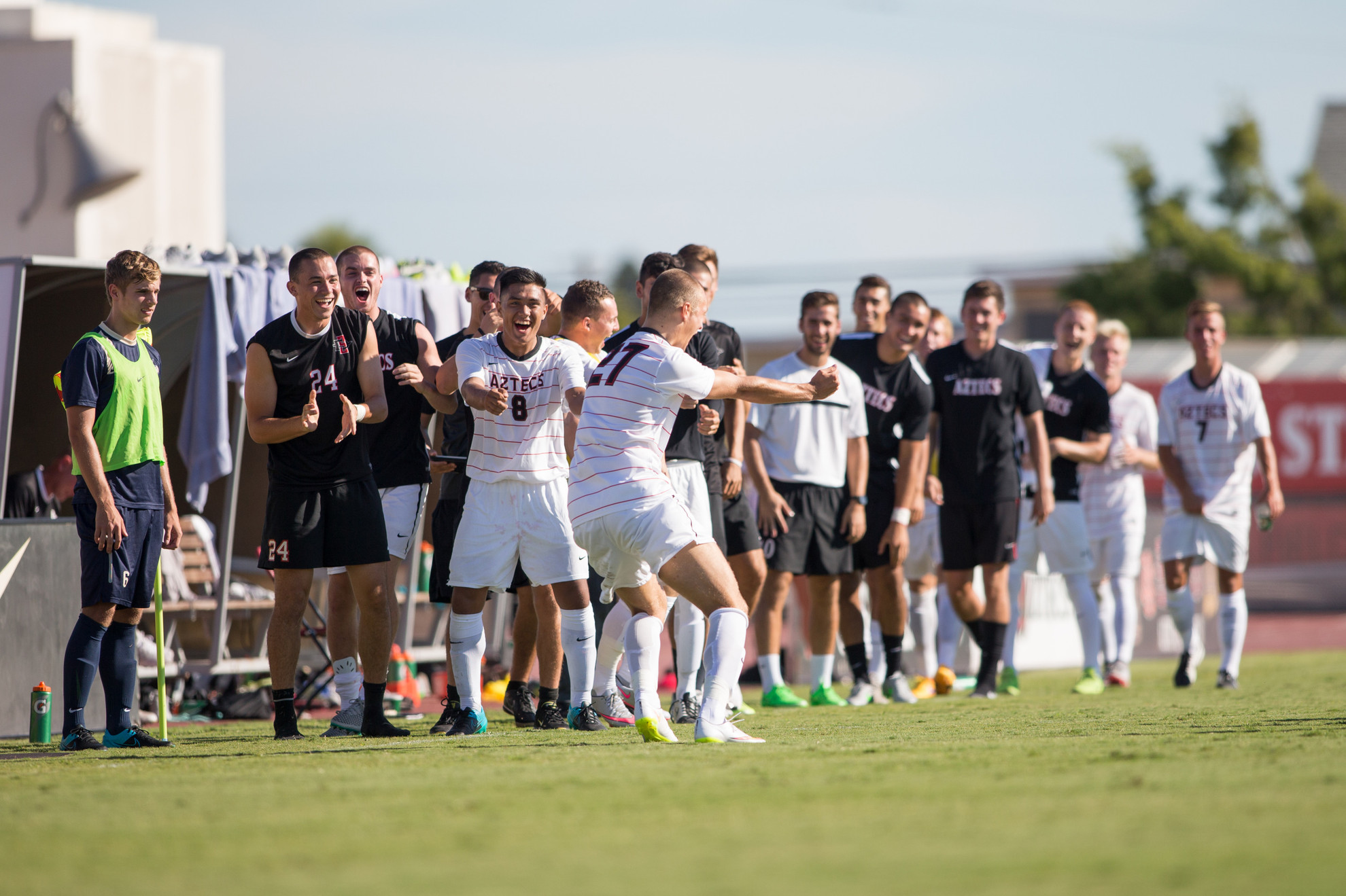 Men's Soccer Records Momentous Win - San Diego State Aztecs