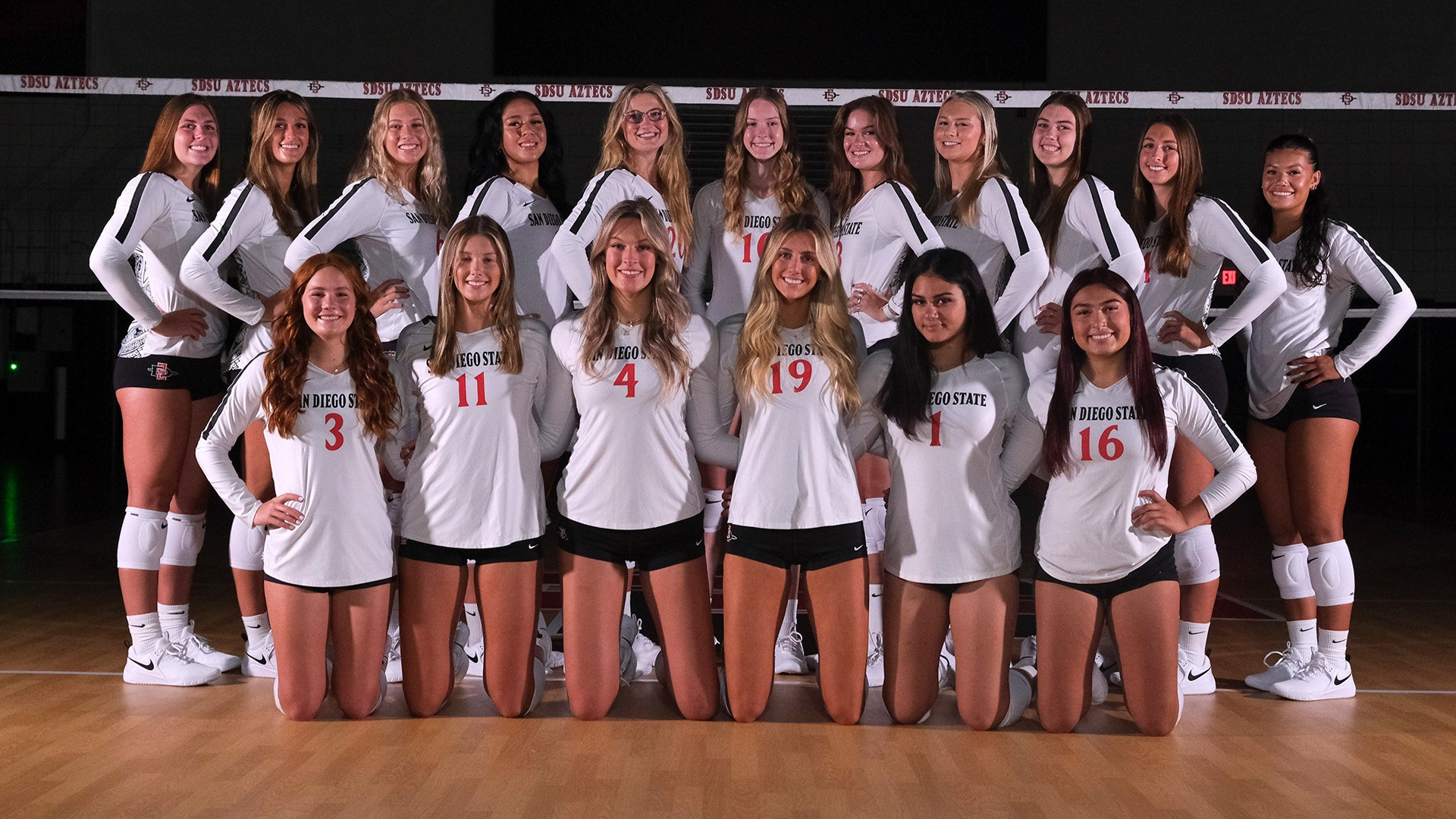 Maillot De Volleyball Nike – San Diego State University – Féminin M – Manches Longues – Occasion