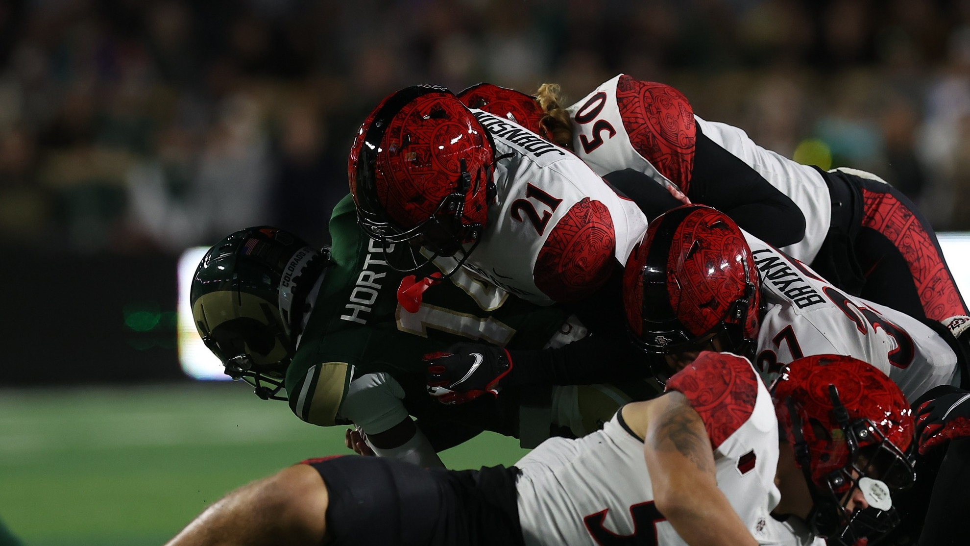 Aztec Football Game Gabriel Plascencia - Football 2024 - San Diego State Aztecs