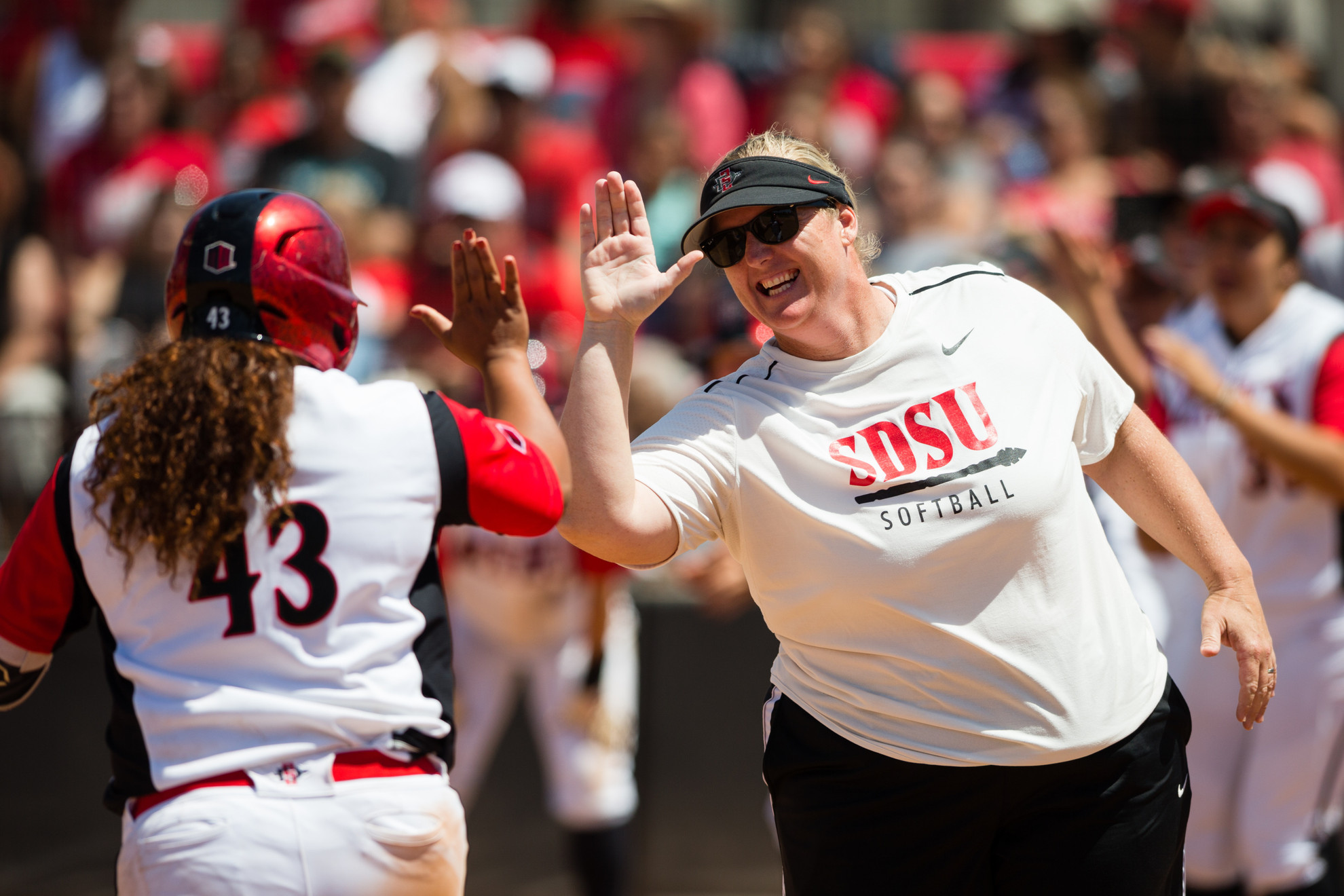 Softball Rundown Softball Run-Rules MW-Leading Utah State, 15-5 - San Diego State Aztecs