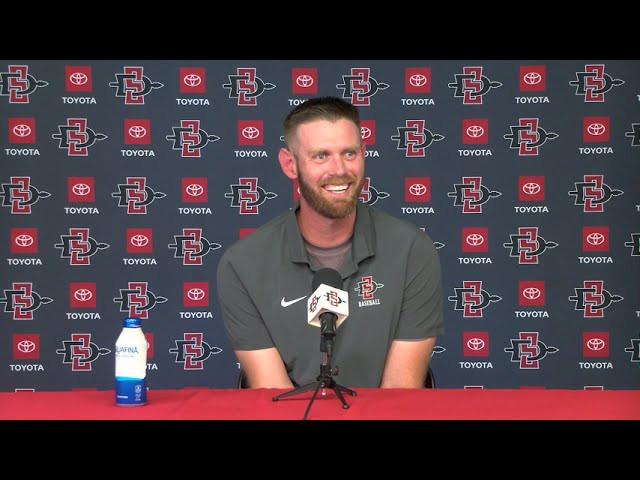 SDSU BASEBALL: AZTEC LEGEND STEPHEN STRASBURG INTRODUCED AS SPECIAL  ASSISTANT TO HEAD COACH - San Diego State Aztecs