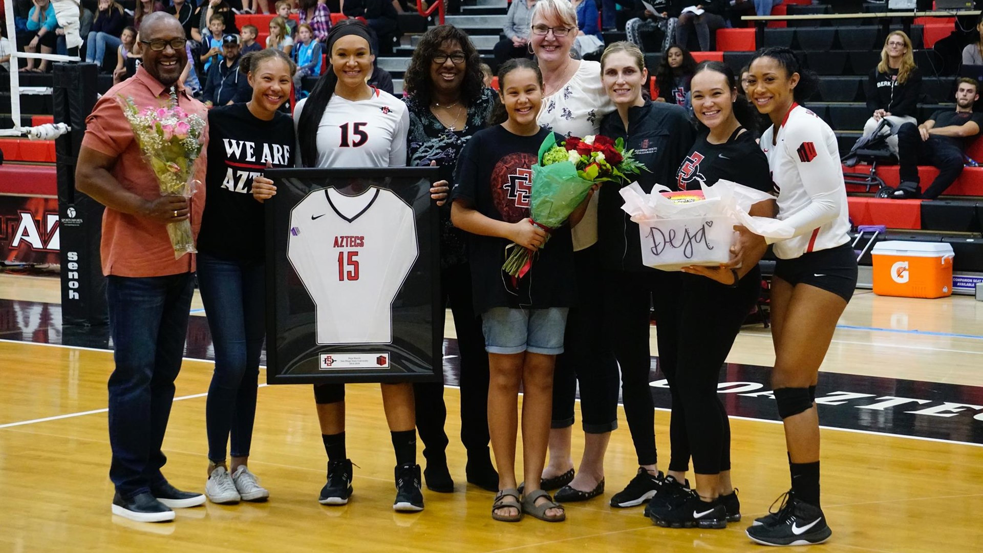 Deja Harris - Women's Volleyball 2014 - San Diego State Aztecs, image size:1920x1080