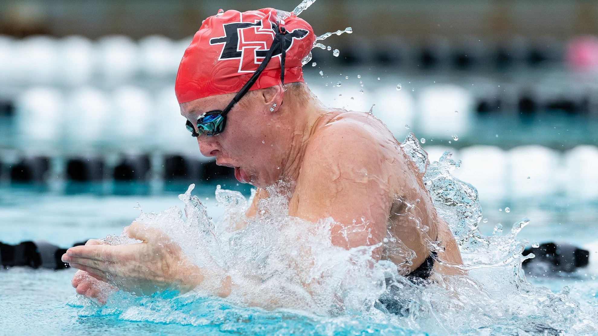 Geyer Named MW Swimmer of the Week - San Diego State Aztecs